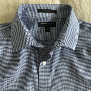 Banana Republic Wrinkle Free Slim Fit Button Down